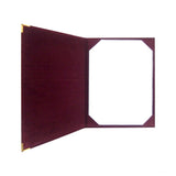 Certificate Holder Velvet Frame - Burgundy Color