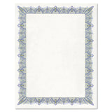 Certificate Paper Parchment Material - Beige/Blue