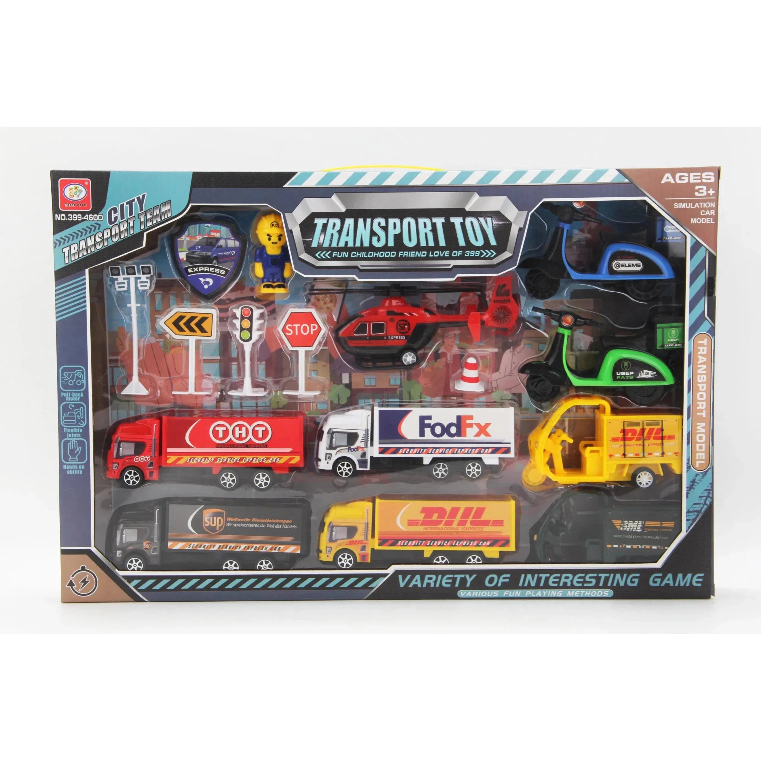 City Transport Team Vehicle Set-399-460D-Common Toys-Other-Star Light Kuwait