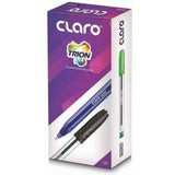 Claro Trion White C-Cap Pen 1.0 Mm (12/Box)-Pens-Other-Blue-Star Light Kuwait