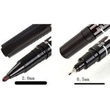 Comix 2 In 1 Marker Black Mk804-Pens-Comix-Star Light Kuwait