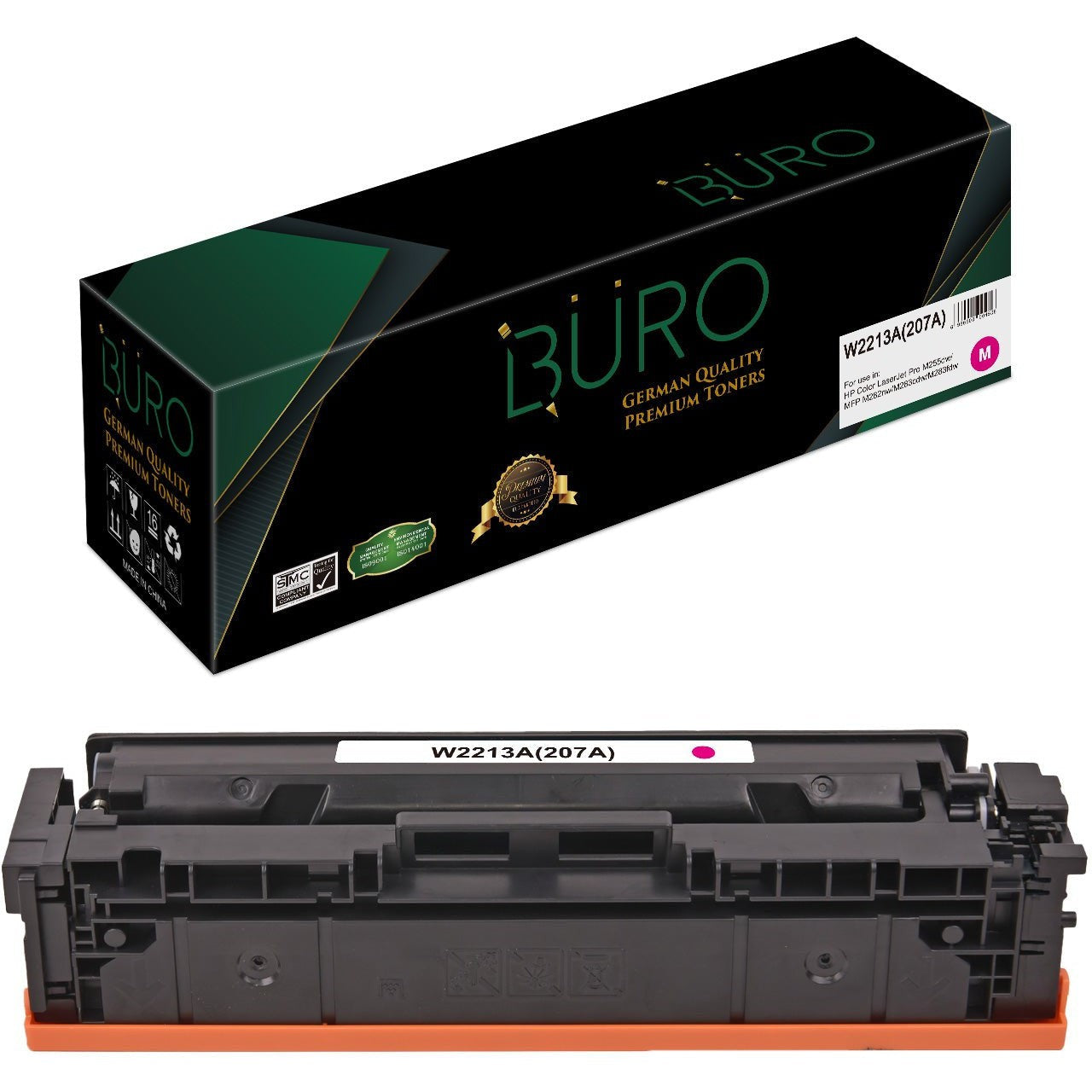 Comptible Hp W2213A Magenta 207A Buro Updated Chip-Compatible Inks-Compatibles-Star Light Kuwait