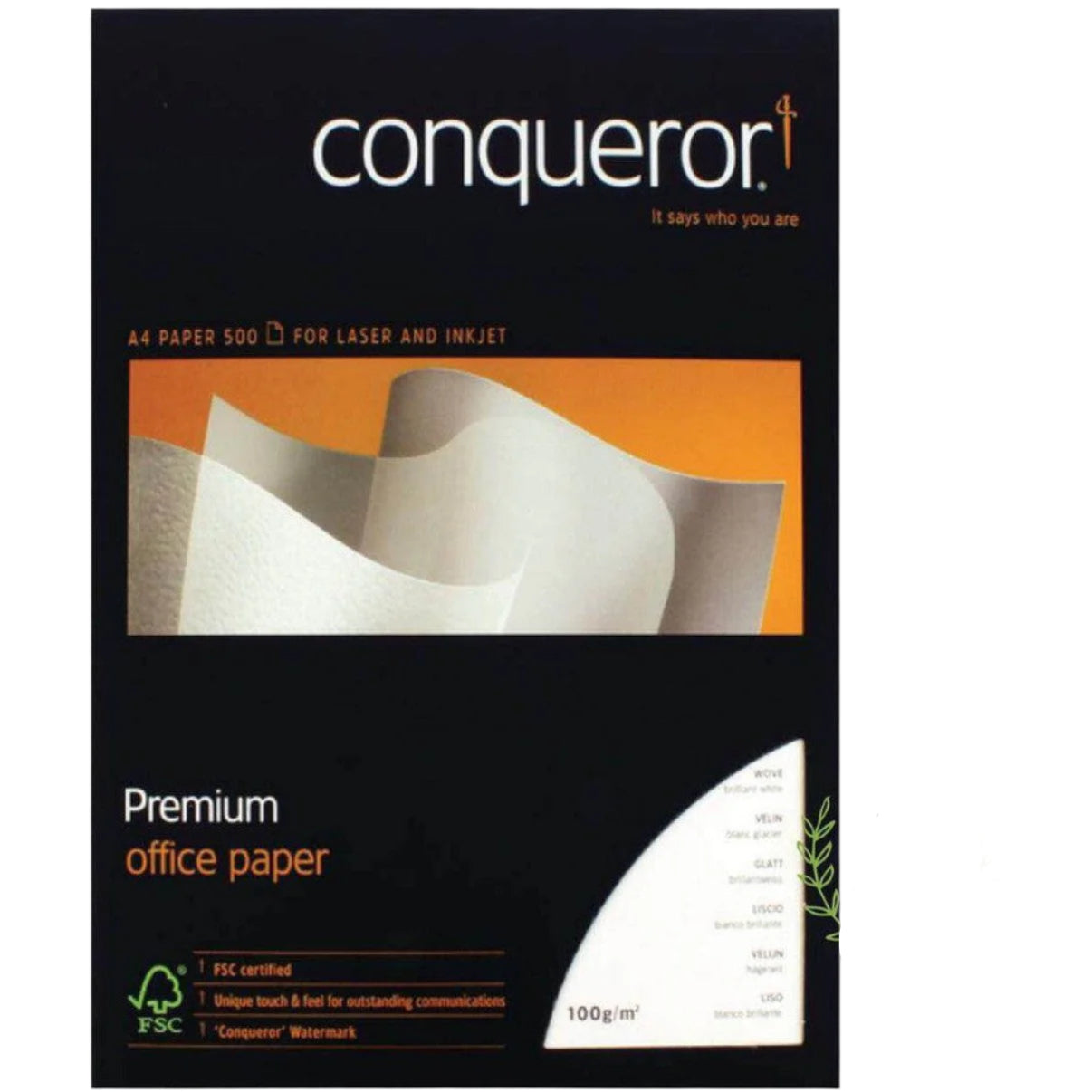 Conqueror Paper 100 Gsm-Stationery Paper-Other-Star Light Kuwait