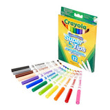 Crayola 12 Bright Supertips Markers