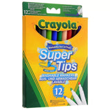Crayola 12 Bright Supertips Markers