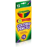 Crayola 12 Colored Pencils-Drawing And Coloring-Crayola-Star Light Kuwait