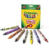 Crayola Jumbo Crayons 8 Colors-Drawing And Coloring-Crayola-Star Light Kuwait