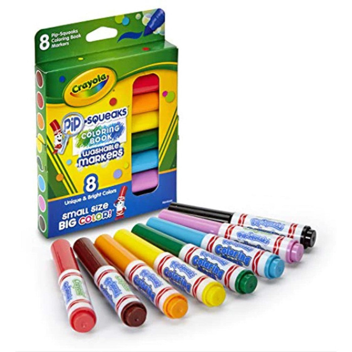 Crayola Pip-Squeaks Washable Markers 8 Colors-Drawing And Coloring-Crayola-Star Light Kuwait