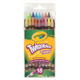 Crayola Twistables Colored Pencils 18 Colors-Drawing And Coloring-Crayola-Star Light Kuwait