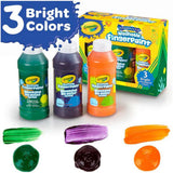 Crayola Washable Finger Paint 3 Bottles 8 Oz-Drawing And Coloring-Crayola-Star Light Kuwait