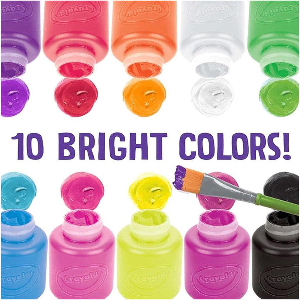 Crayola Washable Project Paint 10 Colors-Drawing And Coloring-Crayola-Star Light Kuwait