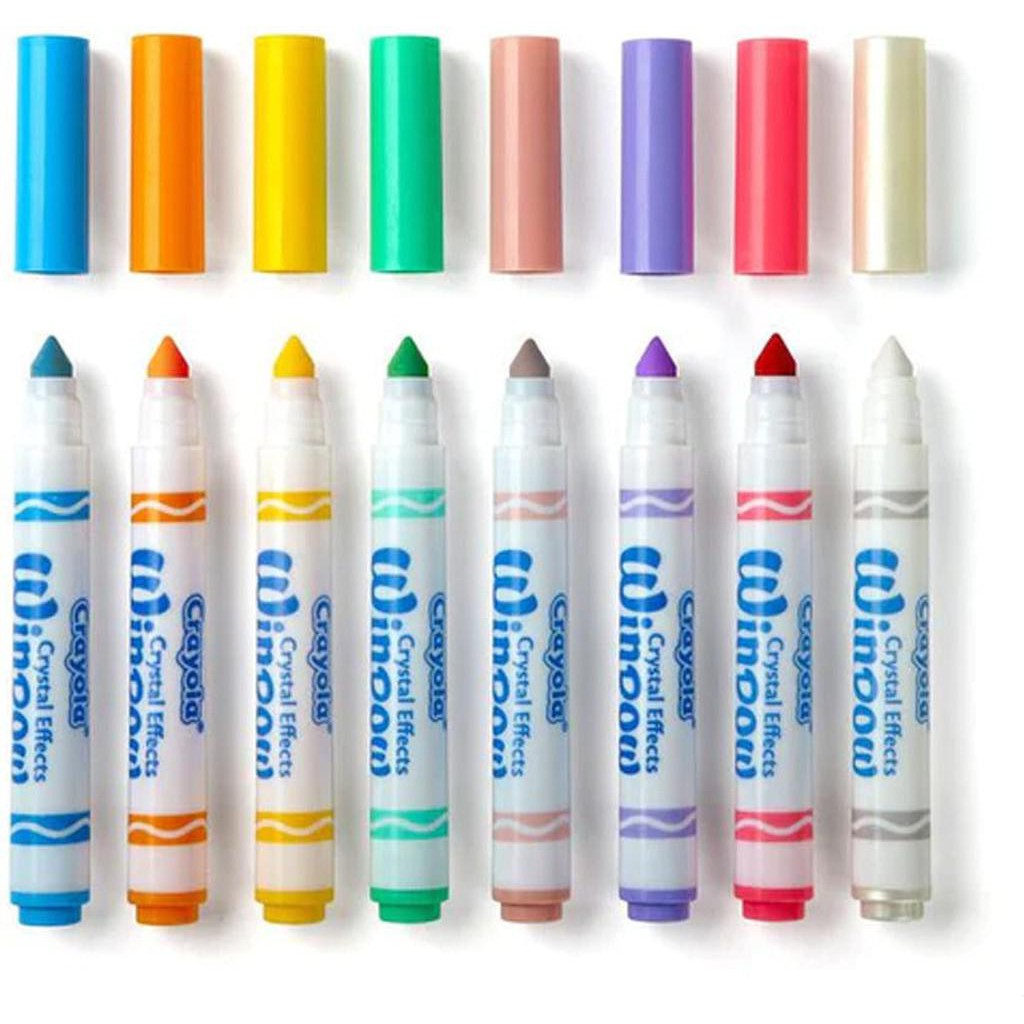 Crayola Window Markers 8 Colors-Drawing And Coloring-Crayola-Star Light Kuwait