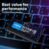 ذاكرة كروشال بسعة 16 جيجابايت من نوع DDR5 بتردد 5600 ميجاهرتز SODIMM لأجهزة الكمبيوتر المحمولة - CT16G56C46S5