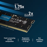 ذاكرة كروشال 32 جيجابايت DDR5 5600 ميجاهرتز SODIMM للكمبيوتر المحمول