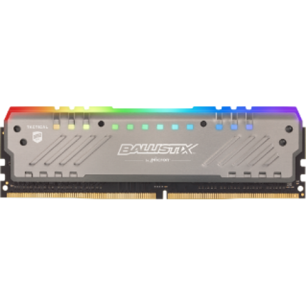 Crucial Ballistix Tactical Tracer Rgb 8Gb Ddr4-2666 Udimm Gaming Memory (Blt8G4D26Bft4K)-Ram-Crucial-Star Light Kuwait