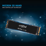 قرص تخزين ألعاب Crucial P5 Plus 500GB PCIe M.2 2280SS SSD