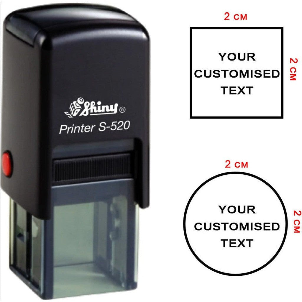 Customized Stamp (2 Cm X 2 Cm)-Customized Stamps-Other-Star Light Kuwait