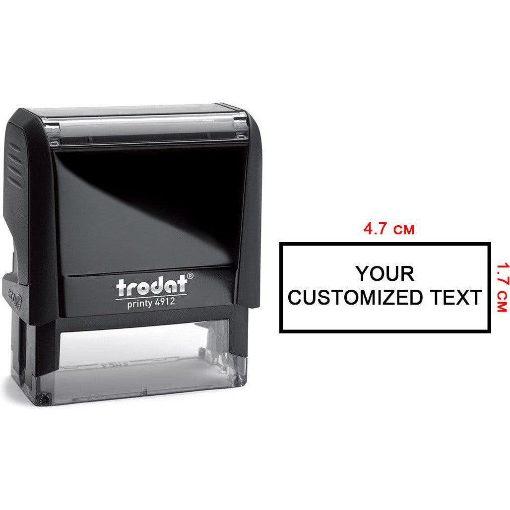 Customized Stamp (4.7 Cm X 1.7 Cm)-Customized Stamps-Other-Star Light Kuwait