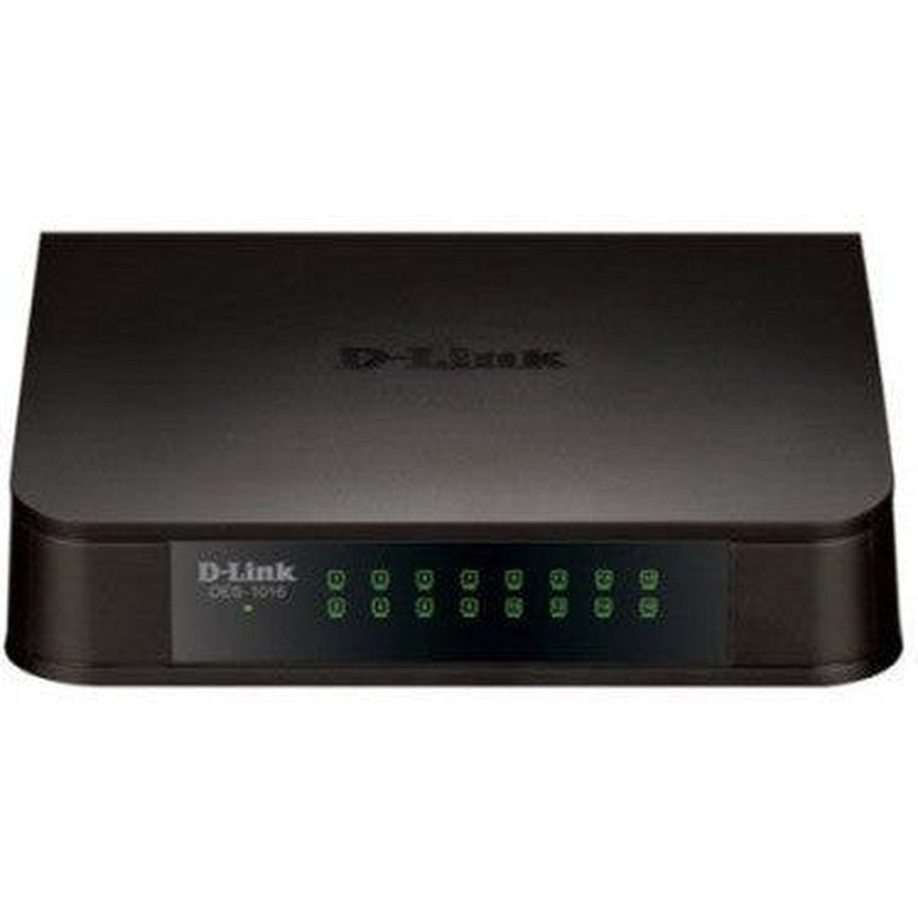 D-Link 16-Port 10/100 Fast Ethernet Unmanaged Desktop Switch - Des-1016A-Dlink Poe Switches-D-Link-Star Light Kuwait