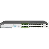 D-Link 250M 24-Port 1000Mbps Poe Switch With 2 Sfp Ports (Dgs-F1026P-E)-Dlink Poe Switches-D-Link-Star Light Kuwait