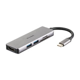 D-Link 5-in-1 USB-C Hub with HDMI and SD/microSD Card Reader