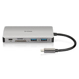 موزع USB-C من D-Link 9 في 1 مع منافذ HDMI/VGA/Ethernet/قارئ بطاقات
