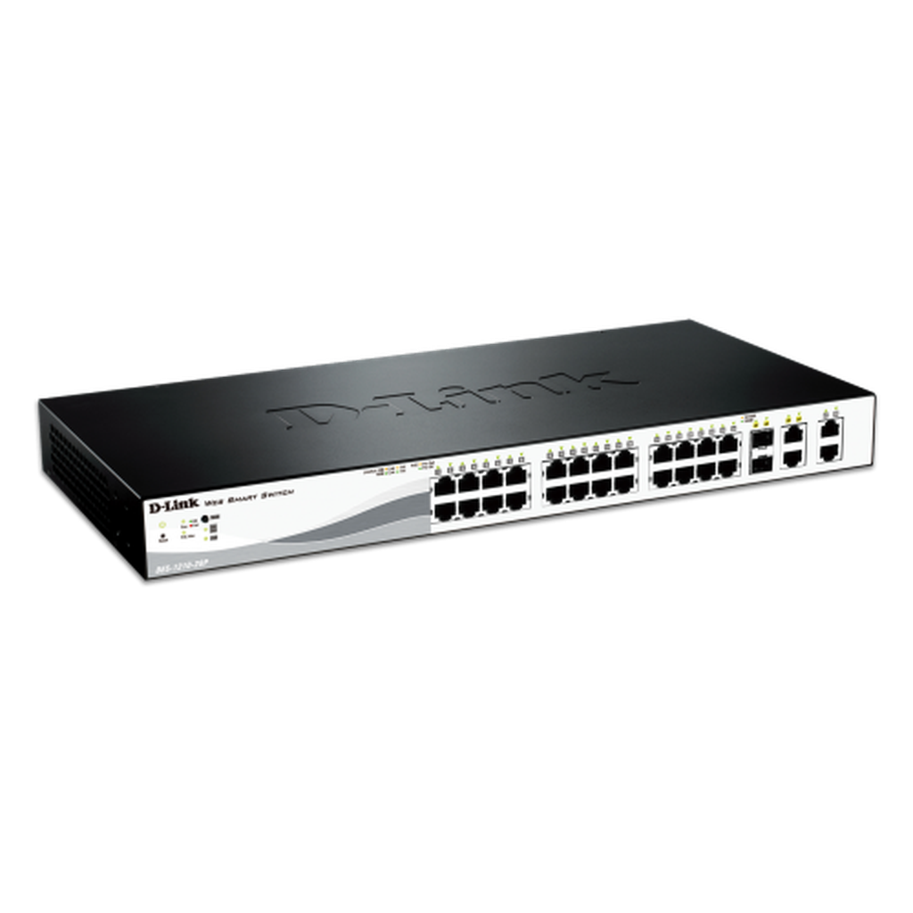 D-Link Poe Switch 24 Port 10/100 2G+2Sfp Des-1210-28P-Dlink Poe Switches-D-Link-Star Light Kuwait