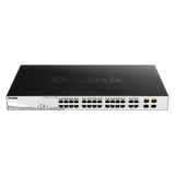 D-Link Poe Switch 24 Port Gigabit Smart Managed Poe Switch With 4 Gigabit Rj45/Sfp Combo Ports (Dgs-1210-28Mp)-Dlink Poe Switches-D-Link-Star Light Kuwait