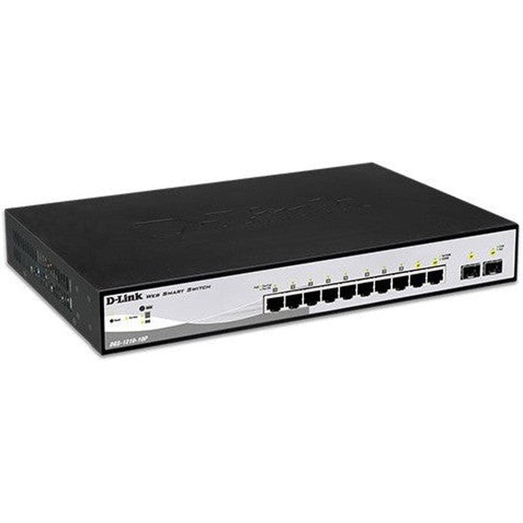 D-Link Poe Switch 8 Port Gigabit 2 Sfp Dgs-1210-10P-Dlink Poe Switches-D-Link-Star Light Kuwait
