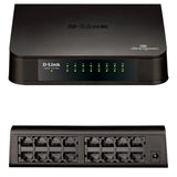 D-Link 16-Port 10/100 Fast Ethernet Unmanaged Desktop Switch - Des-1016A