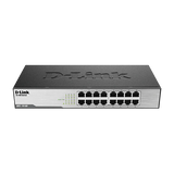 مفتاح D-Link غير مُدار ذو 16 منفذًا بسرعة 10/100، طراز DES-1016D