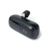 SIA Volt Link SIPBPLGC5-BLK Mini power bank Type-C plug PD 20W 5000Mah -black