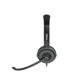Dahua VCS-ER200 Wired Headset, Dual microphone, AI Noise Reduction, 20Hz~20kHz Frequency Rate - Black