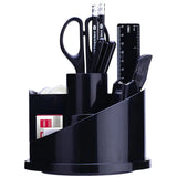 Deli Rotary Desk Organizer-Accessories And Organizers-Deli-Star Light Kuwait
