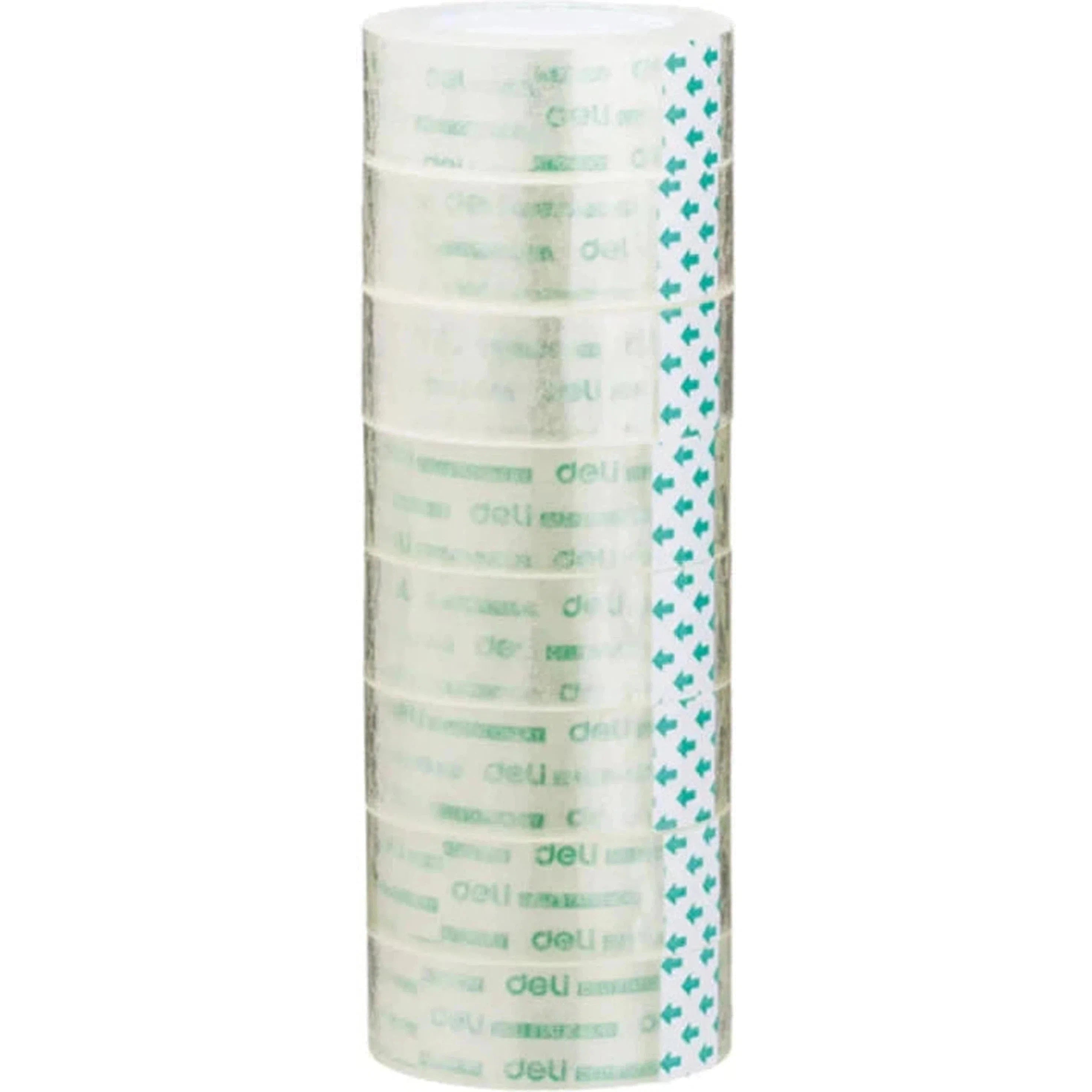 Deli Tape Set 8 Transparent Tape, 8 Pieces-Tapes And Adhesives-Deli-Star Light Kuwait