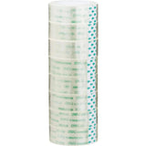 Deli Tape Set 8 Transparent Tape, 8 Pieces-Tapes And Adhesives-Deli-Star Light Kuwait
