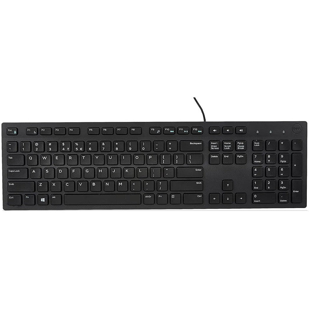 Dell Kb216 Multimedia Keyboard - Wired / Usb / Arabic / Black - Keyboard-Keyboard-DELL-Star Light Kuwait