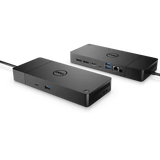 محطة إرساء Dell WD19S - 130 واط / HDMI / DisplayPort / LAN / USB-C / USB 3.1 / أسود