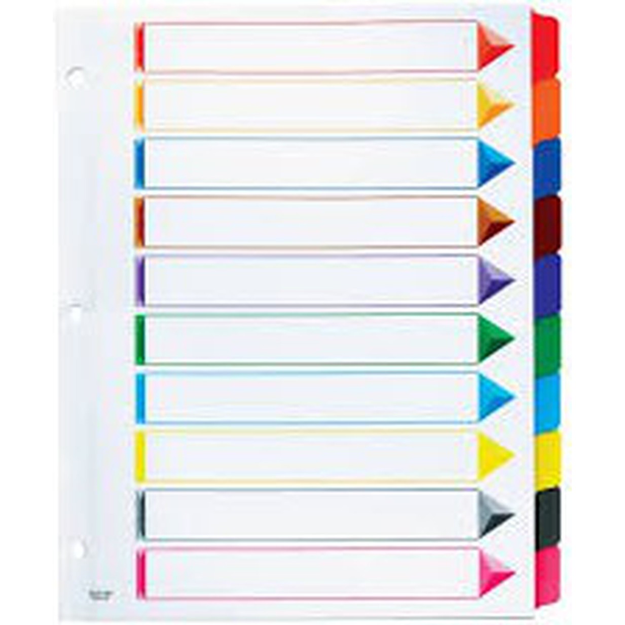 Divider 1To10 Without Number Colour-Filiing Accessories-Other-Star Light Kuwait