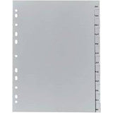 Divider January To December Grey-Filiing Accessories-Other-Star Light Kuwait