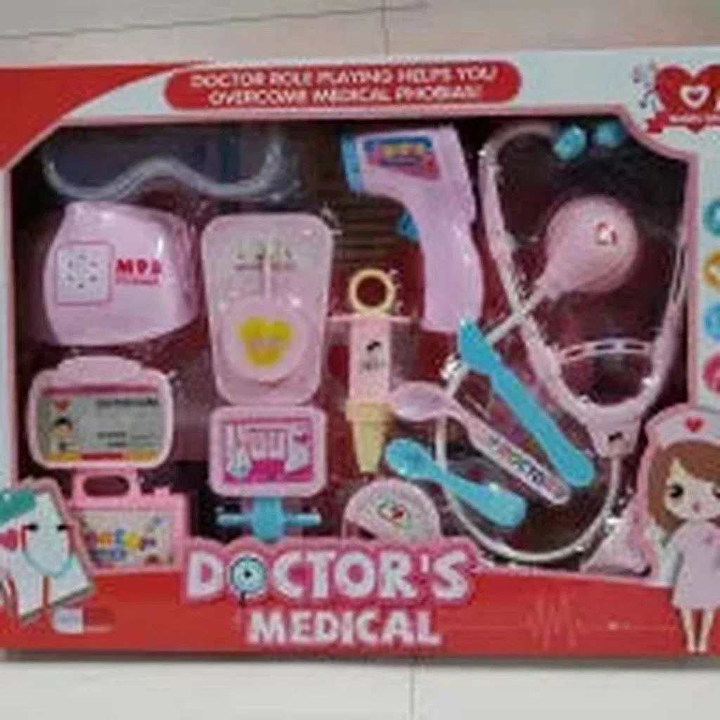 Doctor Play Set Pink-88339-1-Common Toys-Other-Star Light Kuwait