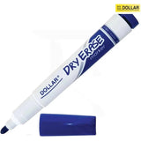 Dollar Marker Dry Erase Marker White Board (12/Pack)-Pens-Dollar-Blue-Cut DE 5-Star Light Kuwait