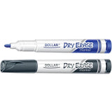 Dollar Marker Dry Erase Marker White Board (12/Pack)-Pens-Dollar-Blue-Cut DE 5-Star Light Kuwait