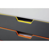 Durable 5 Drawer Plastic Cabinet 7605-Filiing Accessories-Durable-Star Light Kuwait