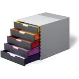 Durable 5 Drawer Plastic Cabinet 7605-Filiing Accessories-Durable-Star Light Kuwait