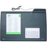 Durable Desk Mat With 4-Port Usb Hub Black 7215-Accessories And Organizers-Durable-Star Light Kuwait