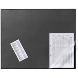 Durable Desk Mat With Transparent Overlay W650Xd520Mm Black Ref 7203 01-Accessories And Organizers-Durable-Star Light Kuwait