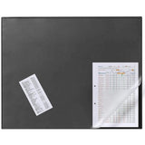 Durable Desk Mat With Transparent Overlay W650Xd520Mm Black Ref 7203 01-Accessories And Organizers-Durable-Star Light Kuwait