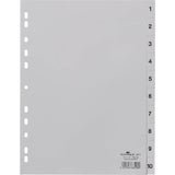 Durable Divider Grey 1-10-Filiing Accessories-Durable-Star Light Kuwait