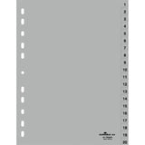 Durable Divider Grey 1-20-Filiing Accessories-Durable-Star Light Kuwait
